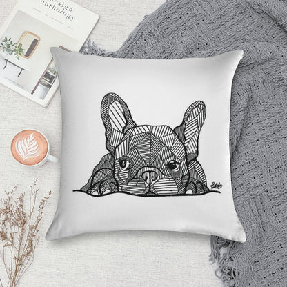 French Bulldog Puppy Soft Durable Construction Throw Pillow