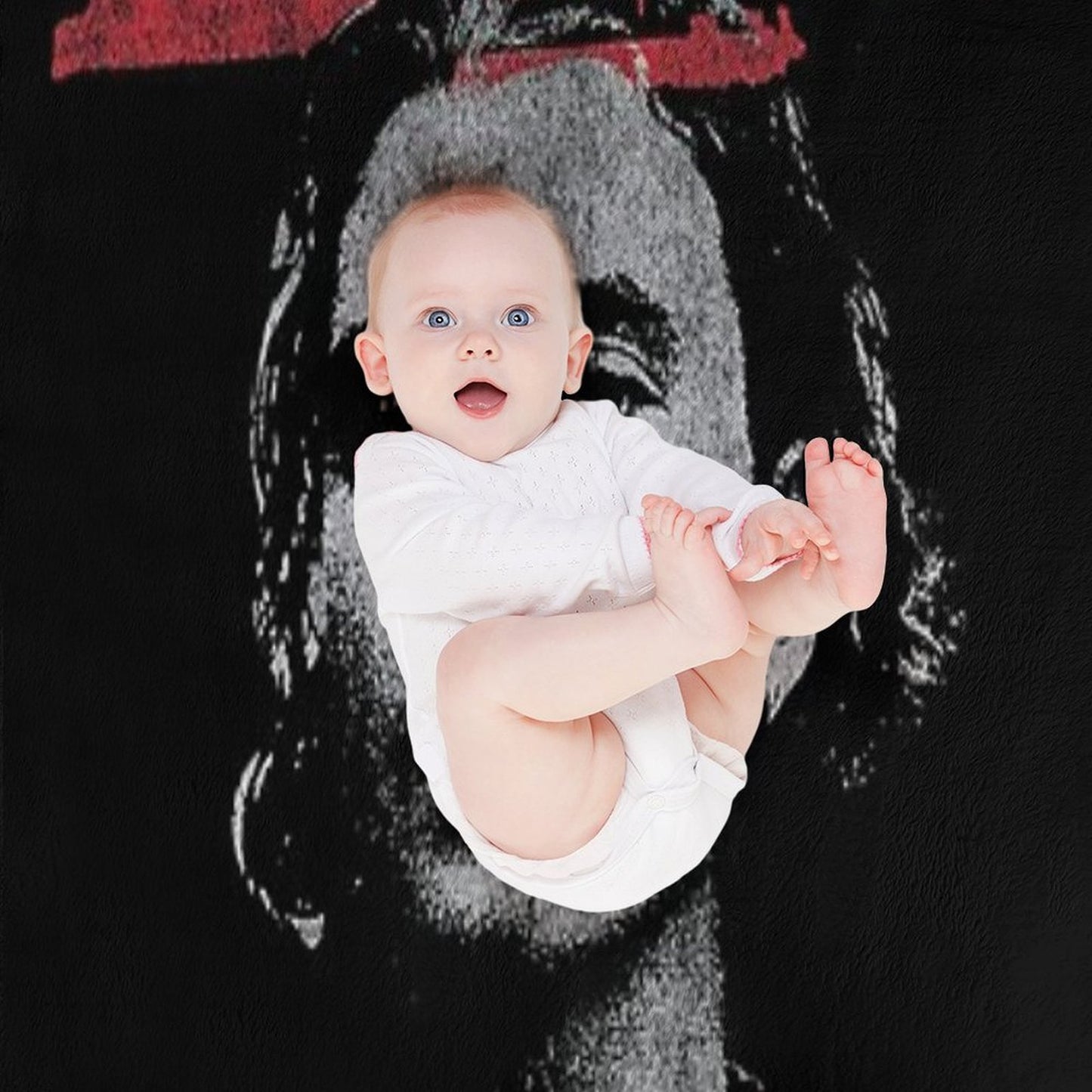 Guitar And Albums Band Throw Blanket