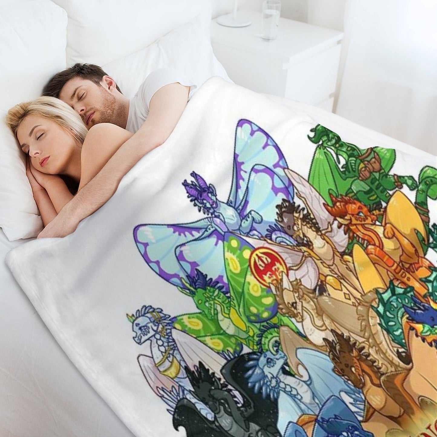 Wings of Fire Throw Blanket