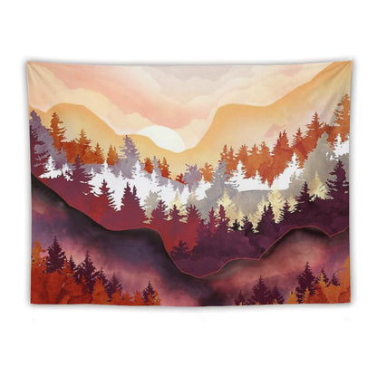 Amber Forest Tapestry