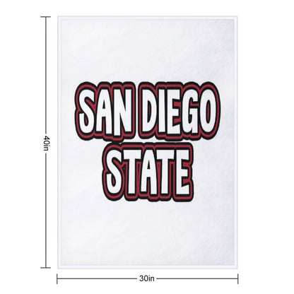 San Diego State Throw Blanket