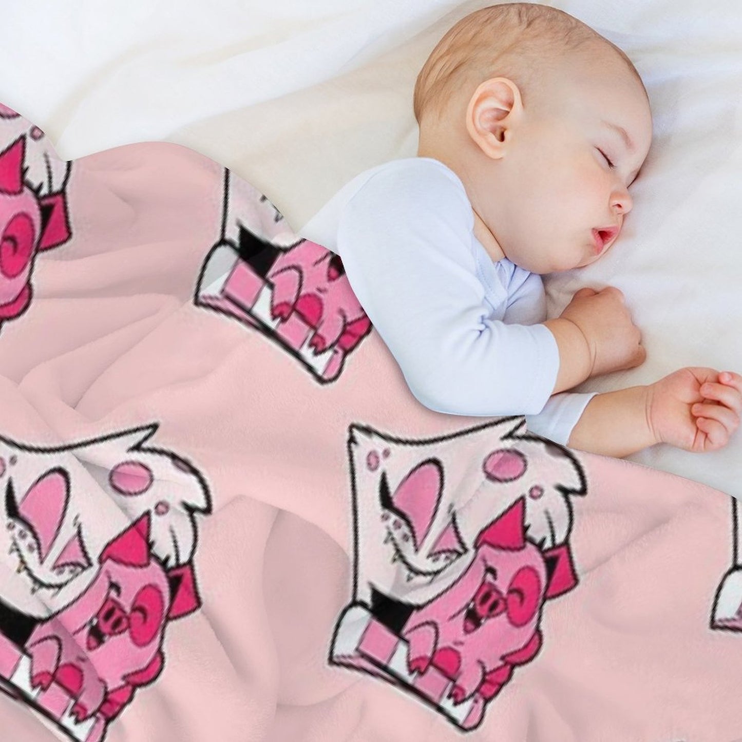 Angel Dust And Fat Nuggets Throw Blanket