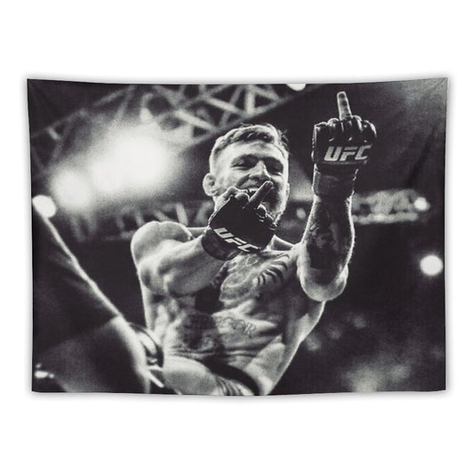 Conor McGregor Middle Finger - Notorious Tapestry