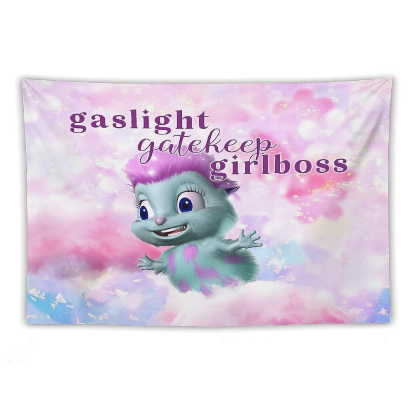 Bibble Beliefs - Gaslight Gatekeep Girlboss Tapestry