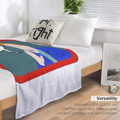 Cheese It Up! #cheeseitup Conan Shouting at Jordan T Shirt Throw Blanket