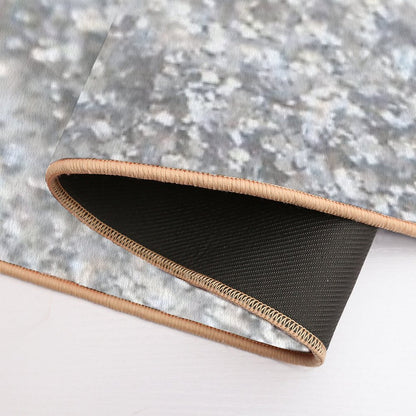 Silver Gray Glam #3 (Photo of Glitter Only - Not Reflective) Bath Mat