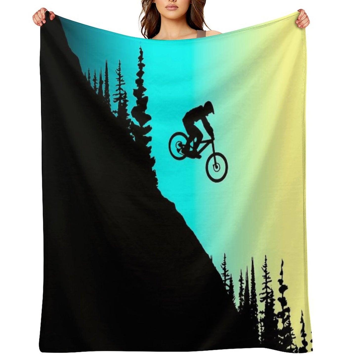 MTB Colors Throw Blanket