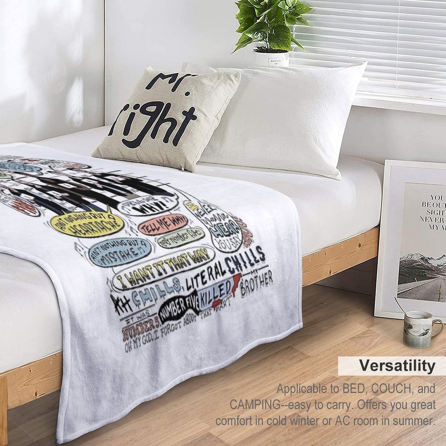 I Want It That Way B99 (Colorized) Throw Blanket