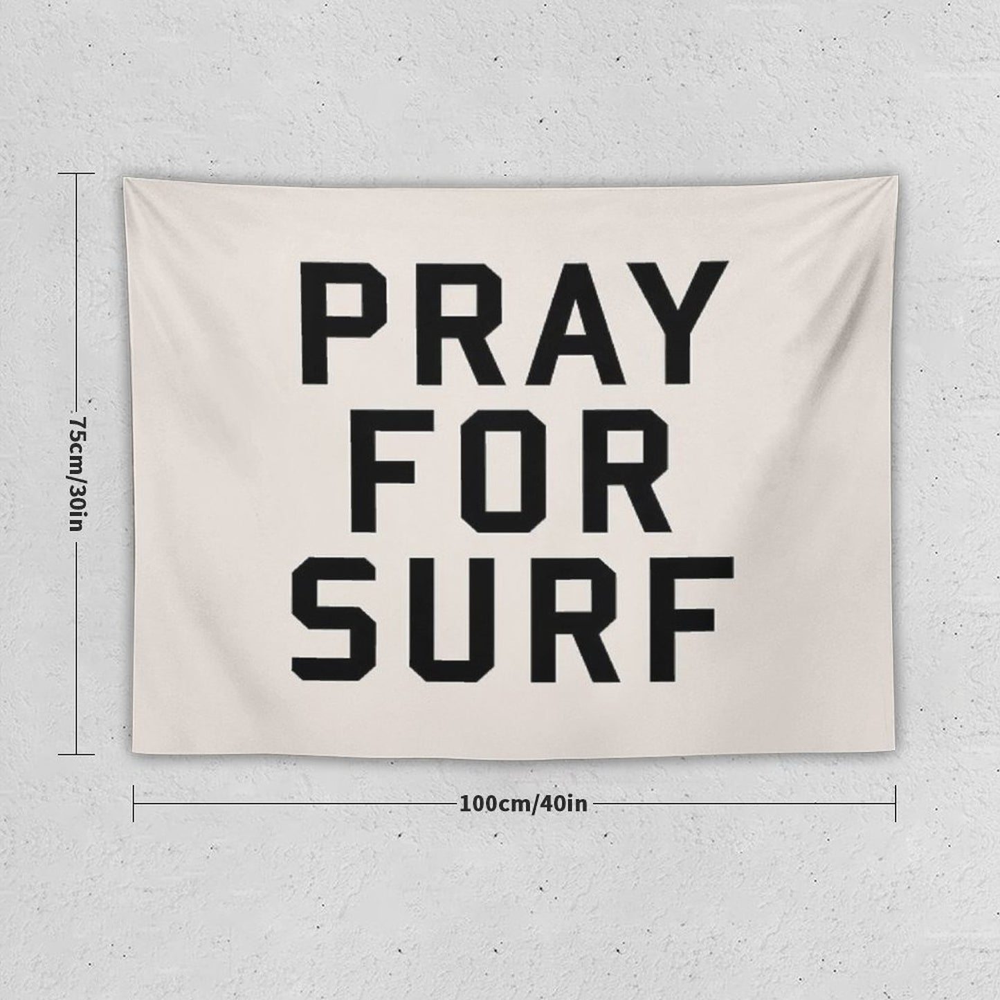 Pray For Surf Tapestry