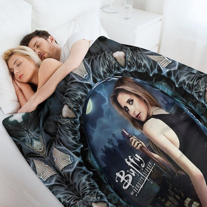 Buffy The Vampire Slayer Throw Blanket