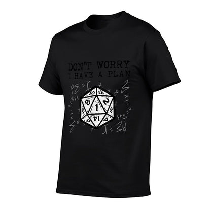 RPG Gamer Dont Worry I Have Plan Funny Men Boys Kids T-Shirt