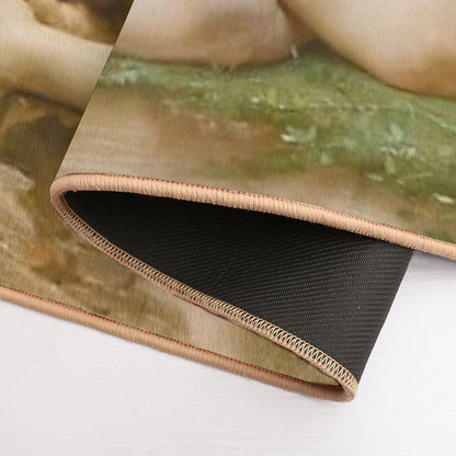Bouguereau Painting Detail Bath Mat