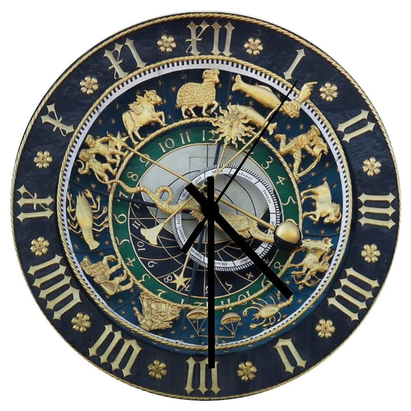 Astronomical Clock Wall Clock