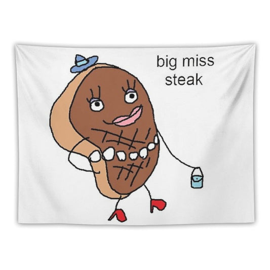 Big Miss Steak Tapestry