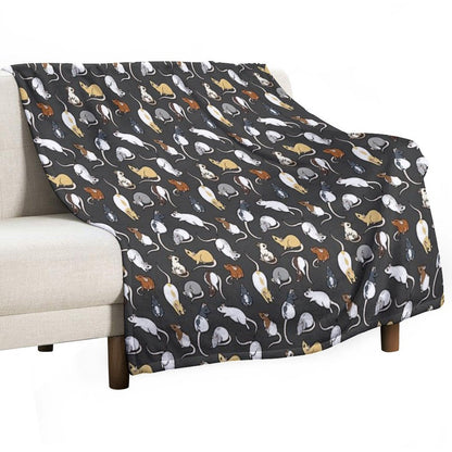Rats Throw Blanket