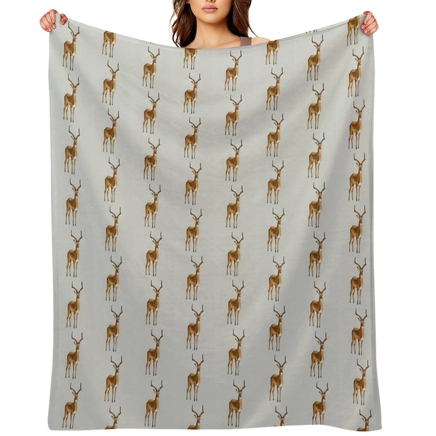 Ilustration Art - Money Antelope Throw Blanket