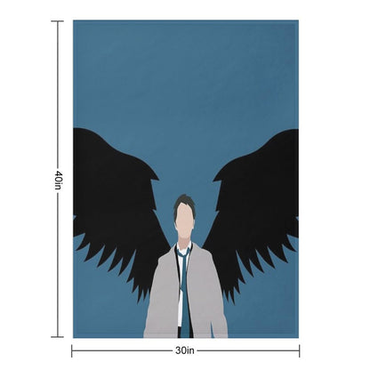 Supernatural - Castiel Throw Blanket