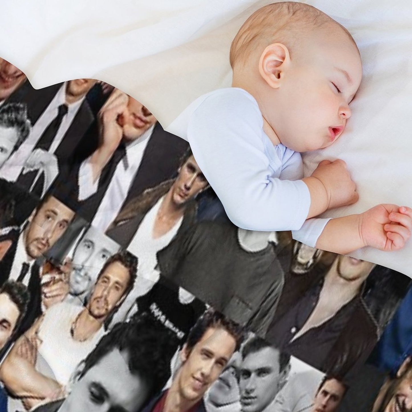 James Franco Collage Throw Blanket