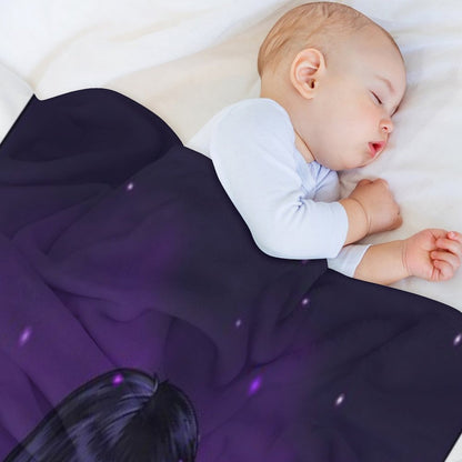 Wednesday Addams Jenna Ortega Throw Blanket