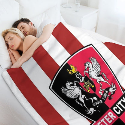 Exeter City FC Throw Blanket