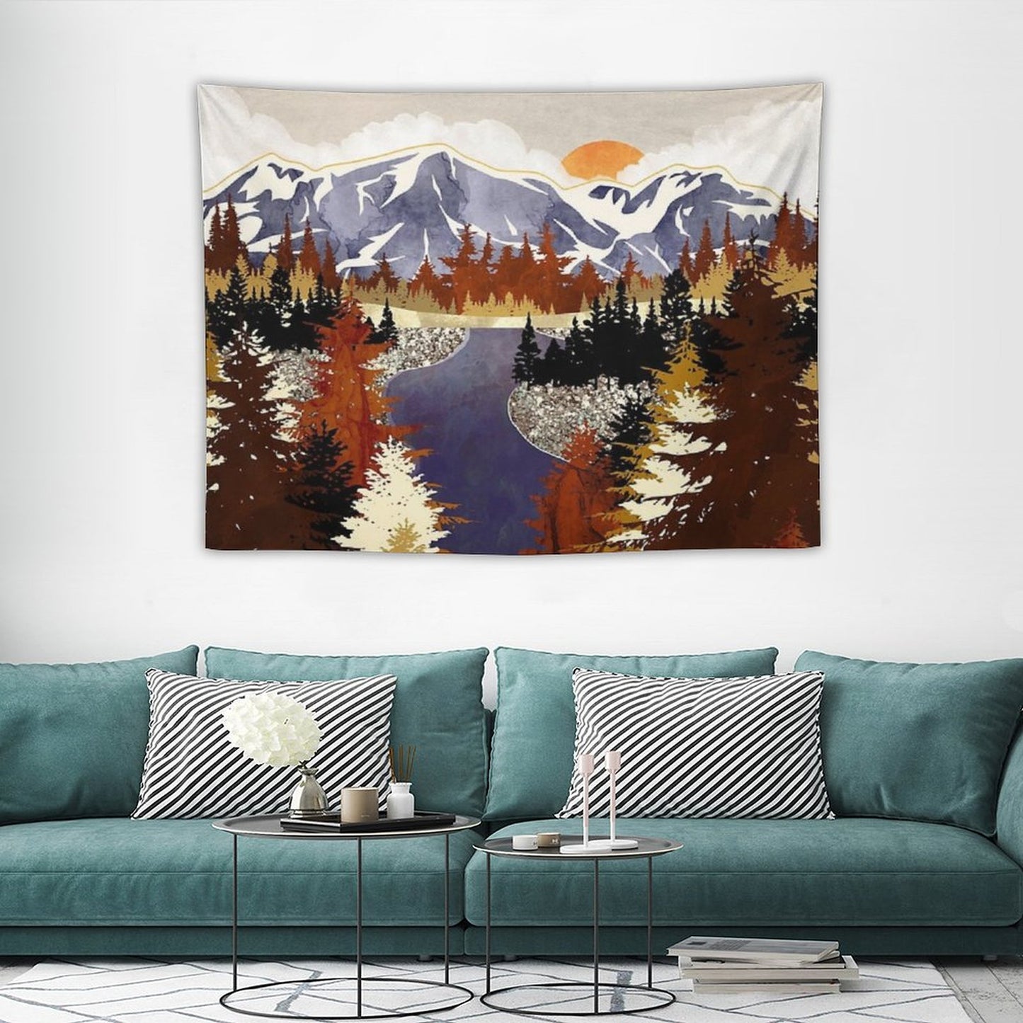 Autumn River Tapestry