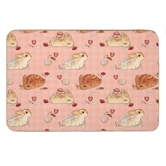 Cinnabunnies- Cinnamon Roll Bunnies Bath Mat