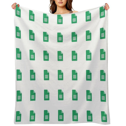 Google Sheets Throw Blanket