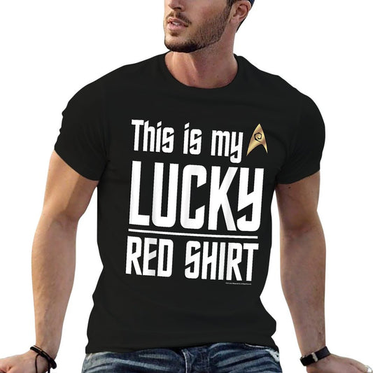 Star Trek The Original Series This Is My Lucky Red Shirt T-Shirt