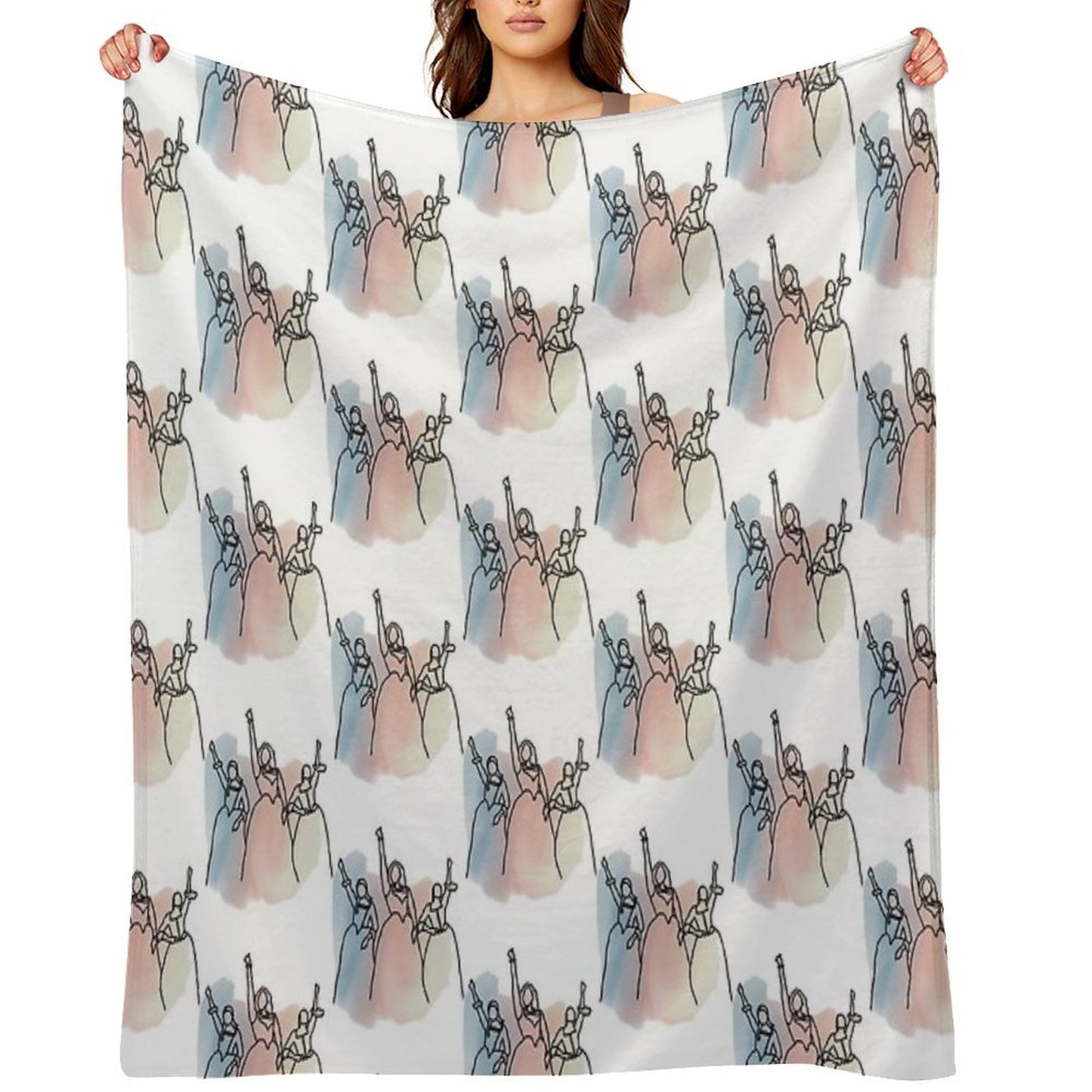 Schuyler Sisters Design Throw Blanket