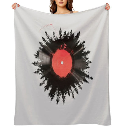 The Vinyl of My Life Throw Blanket