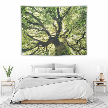 Under Your Skin  Under Your Skin  Summer Breeze In A Wilderness Fairytale Forest With A Tree Covered In Magic Sunlight Tapestry
