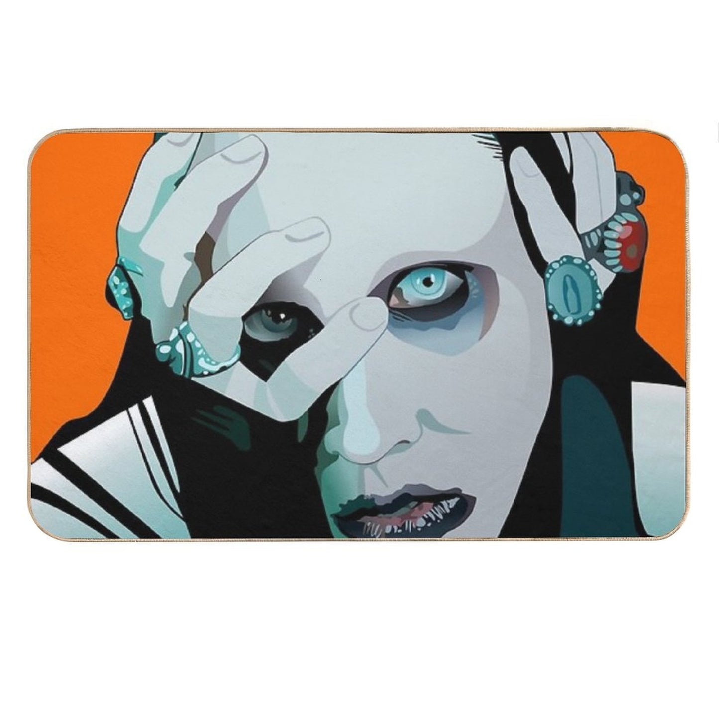 Marilyn Manson Bath Mat