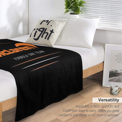 British Motor Racing Team Throw Blanket