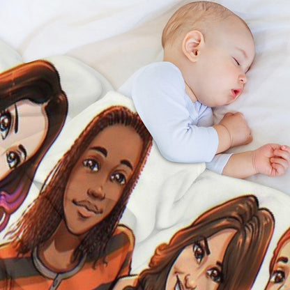 Victorious Cast Throw Blanket