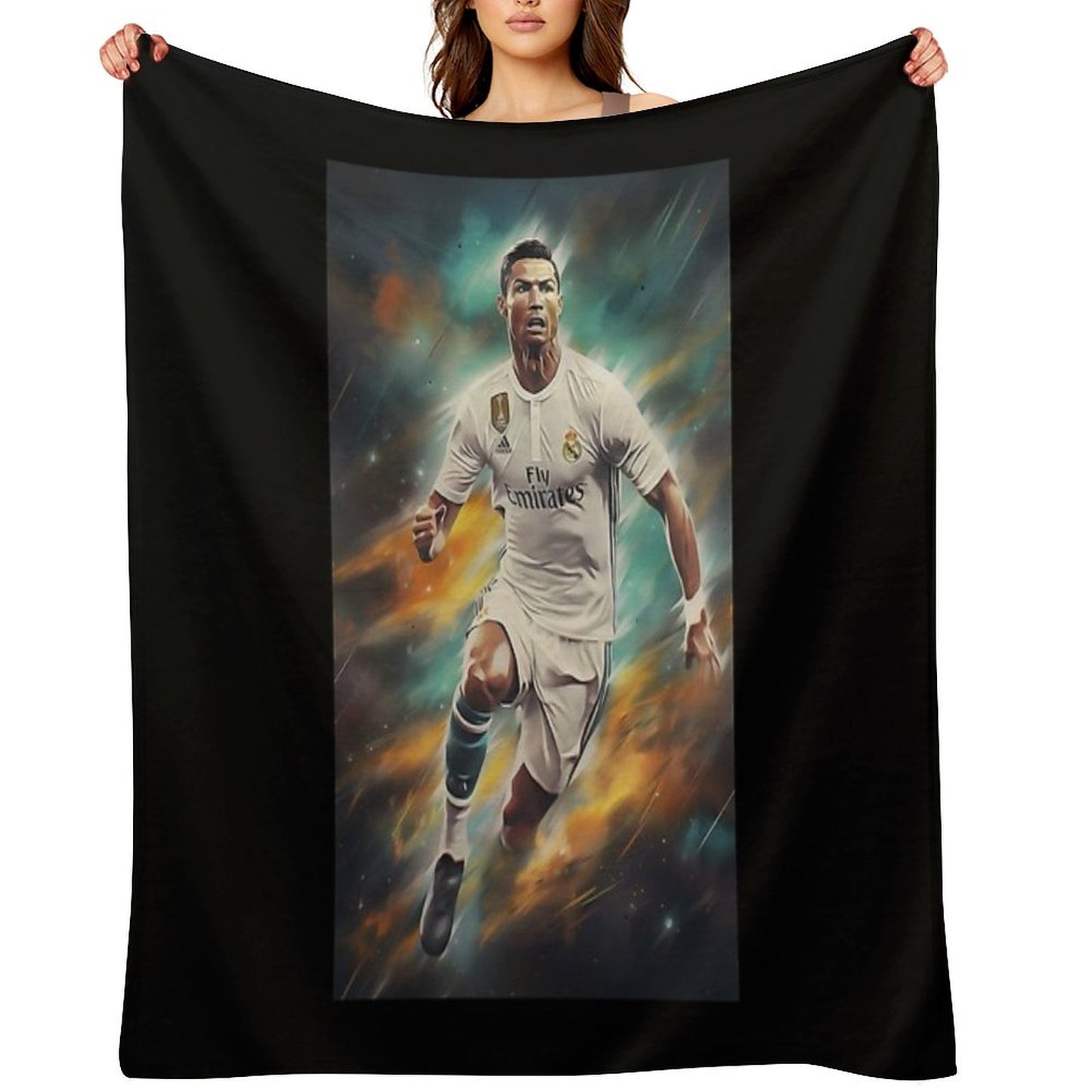 Cristiano Ronaldo Star Throw Blanket