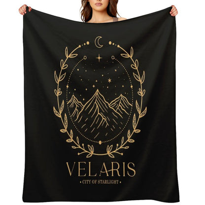 Acotar Velaris City Of Starlight The Night Court Throw Blanket
