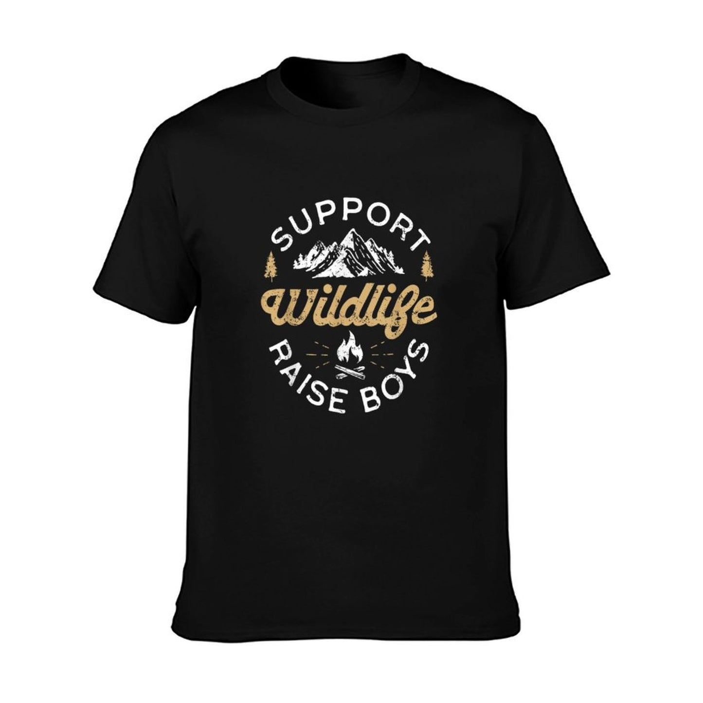Support Wildlife Raise Boys - Parent Mom & Dad Gift T-Shirt