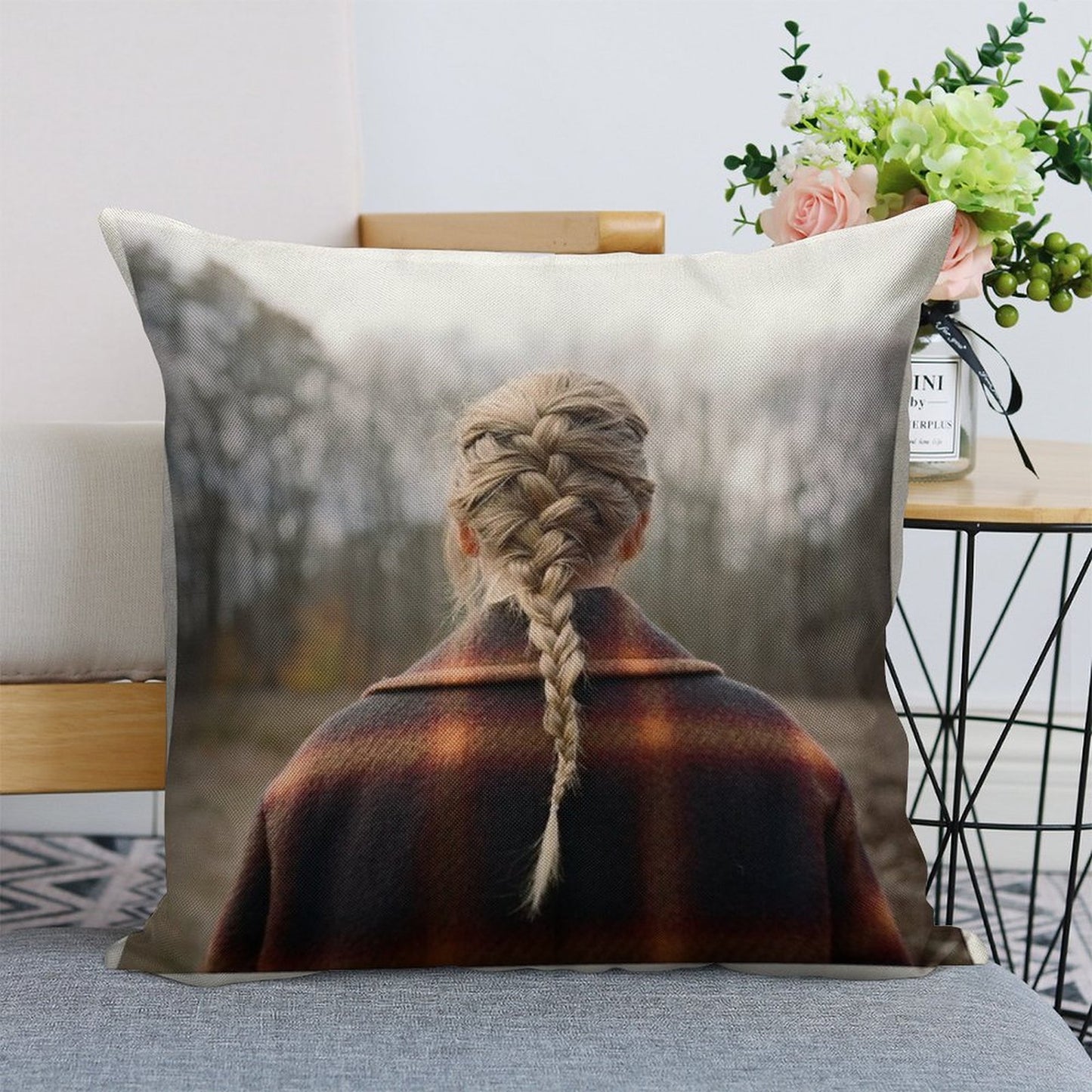 Evermore Linen Throw Pillow Cover