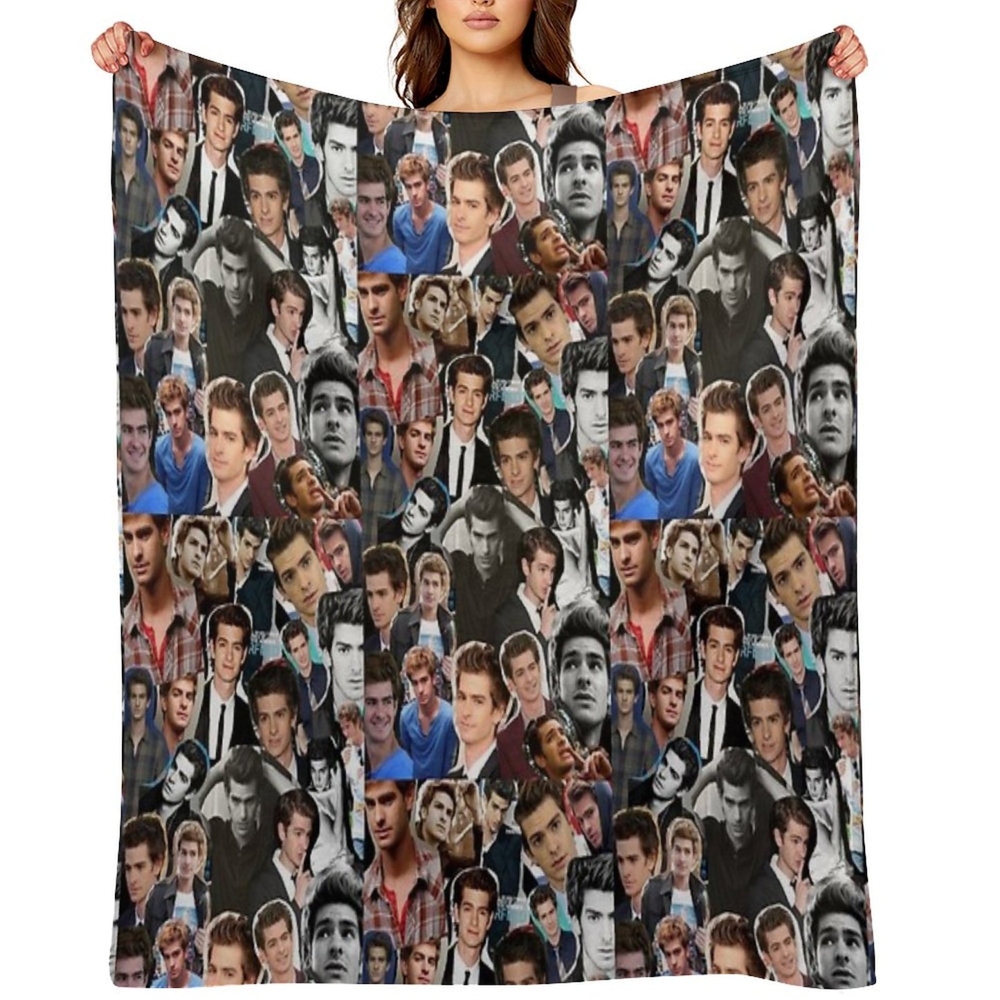 Andrew Garfield Fan Art Throw Blanket