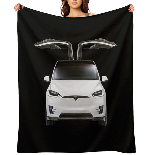 Model X, Tesla Model X Throw Blanket
