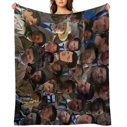 Castiel Collage Blanket Throw Blanket