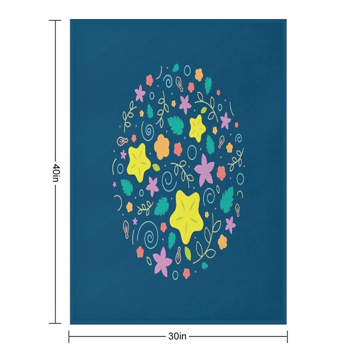 Destiny Pattern - Dark Throw Blanket