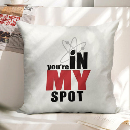 My Spot Linen Throw Pillow Cover