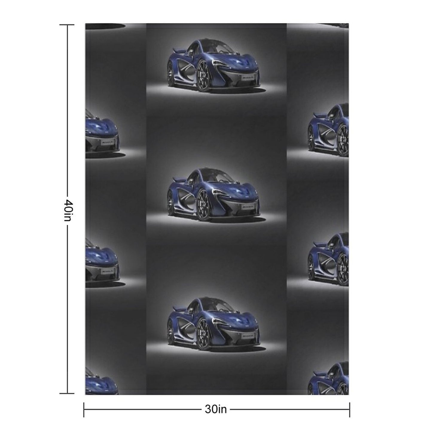 McLaren P1 Throw Blanket