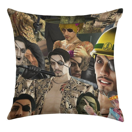 Majima Everywhere Linen Throw Pillow Cover