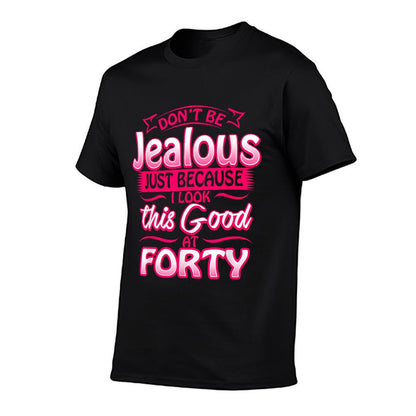 40th Birthday Gift Women 1978 Funny Bday Party Style  Trendy Pattern T-Shirt