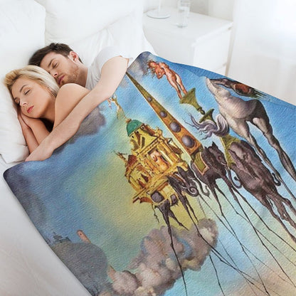 The Temptation of St. Anthony Throw Blanket