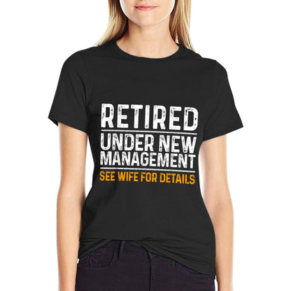 Funny Retirement Party Men&#39;s - Dad Humor, Classic Fit, - Black T-Shirt