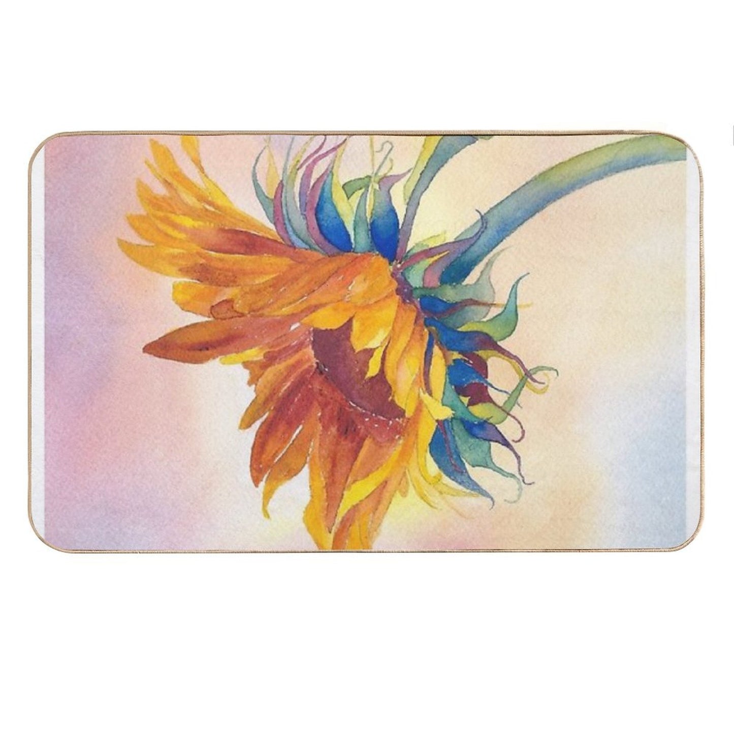 A Golden Touch Bath Mat