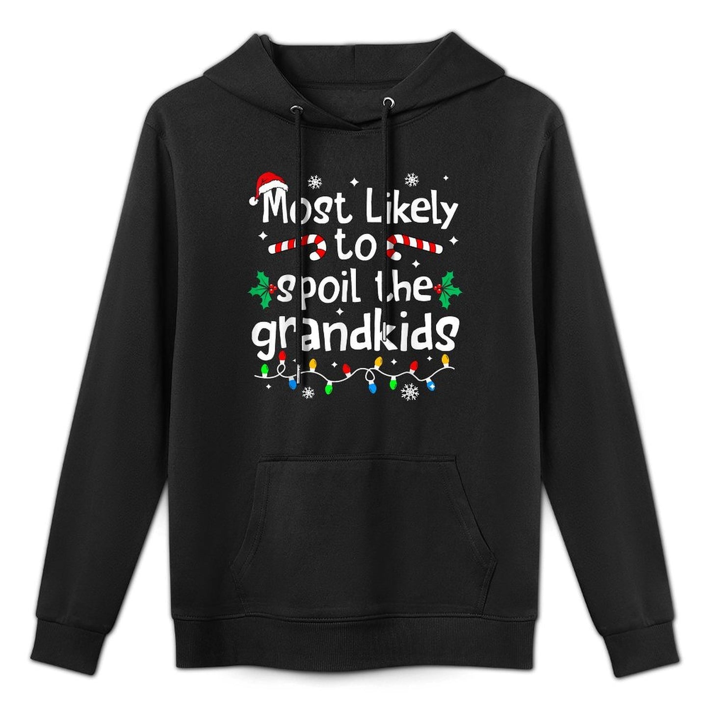 Most Likely to Spoil The Grandkids Christmas Matching Family Casual Wear Hoodie